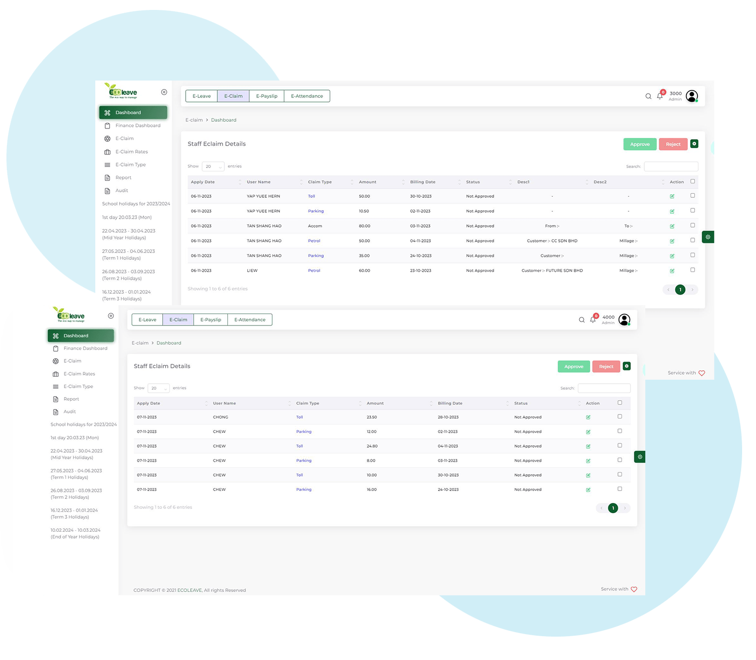 e-claim system